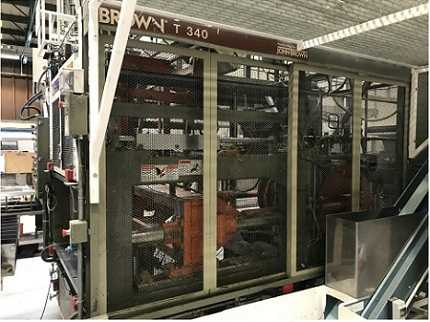 40" Brown In Line Extrusion And Thermoforming Line-1
